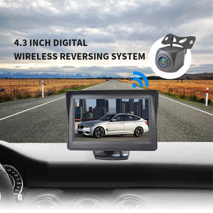 Vista trasera de coche inalámbrica HD visión nocturna IP68 cámara de respaldo impermeable para coche <span class=keywords><strong>Monitor</strong></span> de coche de 4,3 pulgadas - Product Image 3