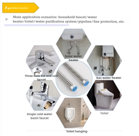 IFAN en promotion : Connecteur de robinet de lavabo, Tuyau flexible métallique, Tuyau ondulé en acier inoxydable, Soufflet en acier inoxydable