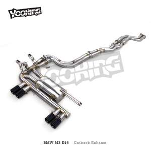 OBM Valved Catback para <span class=keywords><strong>BMW</strong></span> M3 <span class=keywords><strong>E46</strong></span> 2004-2006 Motor Resonador Midpipe SUS304 Silenciador trasero Eje <span class=keywords><strong>Escape</strong></span> Cat Back <span class=keywords><strong>Escape</strong></span> - Product Image 2