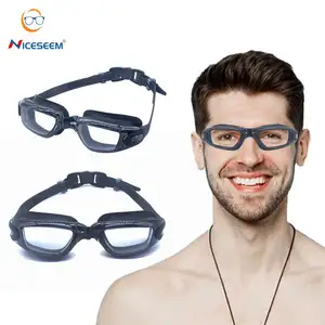 Kacamata renang silikon nyaman, kacamata renang tahan air anti-kabut untuk dewasa, kacamata renang mode bintang baru