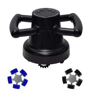 Masajeador Corporal Portátil de 5 Rodillos Giratorios con Cabezales de Masaje Intercambiables para Abdomen, Glúteos, Piernas y Relajación Muscular, Equipo de Spa - Product Image 6