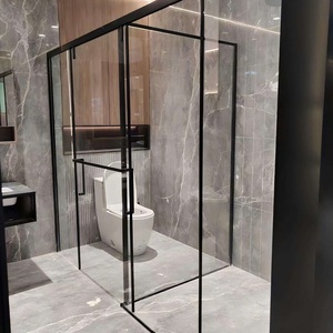 Cabine <span class=keywords><strong>de</strong></span> <span class=keywords><strong>douche</strong></span> à double joint d'étanchéité, anti-fuite, avec rail coulissant en aluminium et verre, installation rapide, <span class=keywords><strong>pour</strong></span> la maison - Product Image 5
