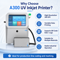 Impresora Industrial de Inyección de Tinta UV Piezoeléctrica de 600DPI, Máquina de Codificación de Códigos QR Variables para Embalaje de Cartón, Lámina y Plástico