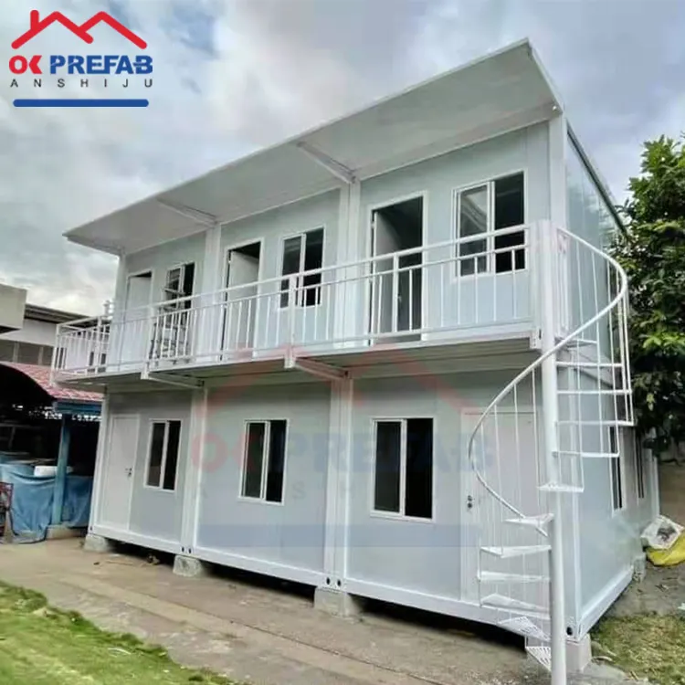 Chi Phí Thấp 20Ft 40Ft Có Thể Tháo Rời Nhà Prefab Văn Phòng Modular Tiny Nhà Gấp Di Động Đúc Sẵn Container Nhà