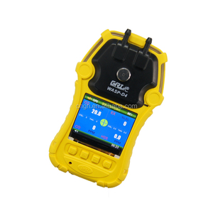 เครื่องตรวจจับก๊าซแบบพกพา LEL O2 CO H2S ตรวจจับหลายชนิด ชาร์จซ้ำได้ หน้าจอ OLED ตรวจจับแสงและการสั่นสะเทือน สีเหลือง WA - Product Image 5