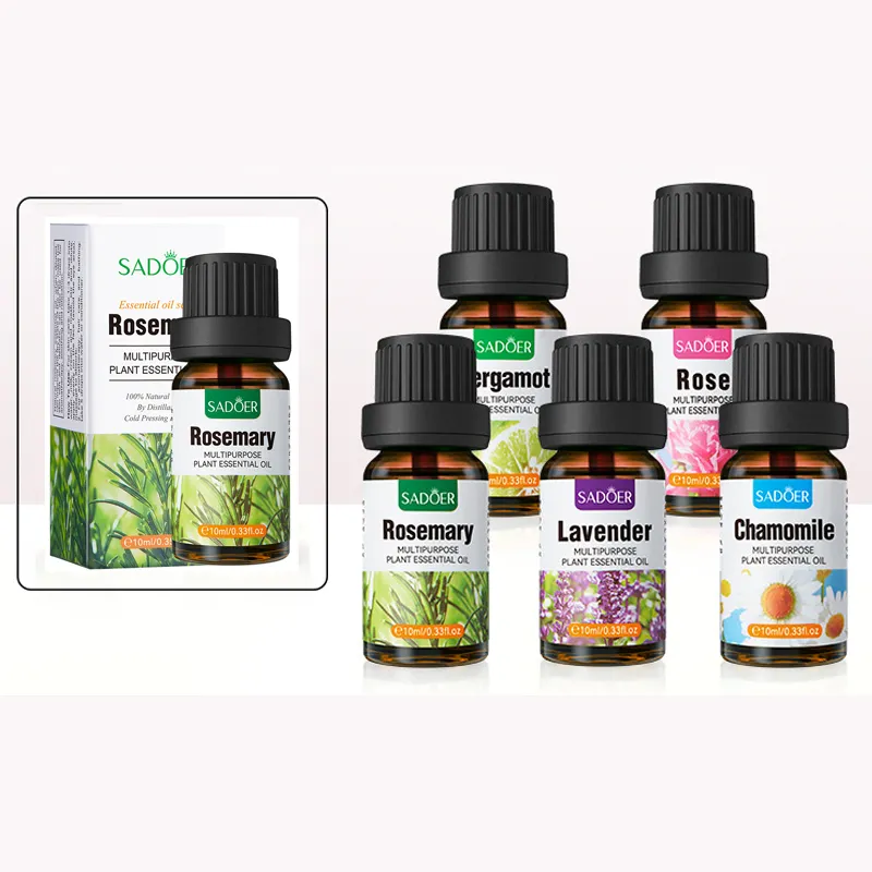 Wholesale Essential Oils 100% Organic Pure Private Label 10ml Rosemary Essential Oil for Various Skin Types