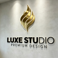 Letrero Decorativo 3D con Logotipo de Empresa, Letras Metálicas Doradas, Decoración de Pared para Recepción, Vestíbulo, Oficina, Letrero Publicitario para Negocios
