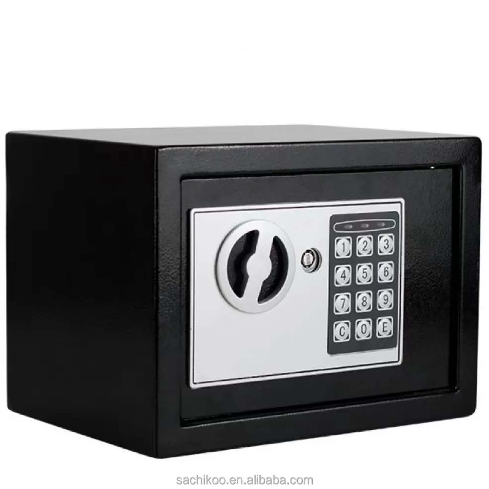 Mini caja fuerte de SL-17 de alta seguridad con bolsillo, código de depósito para niños, caja de seguridad pequeña para uso doméstico, precio de fabricante