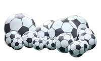 Ballon de football géant gonflable en PVC, hermétique, pour la plage et les sports