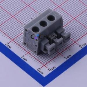 KF235-5.0-3P Spring Terminal Block Through hole Component (THT),P=5mm Connector 5mm 3P 3 10A - Product Image 1