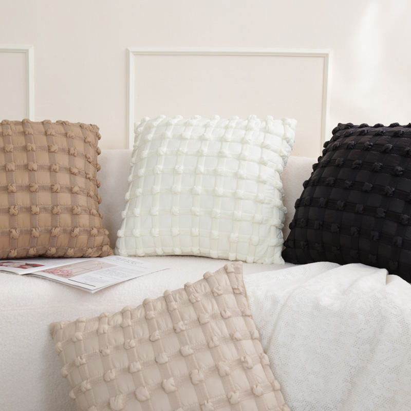 3D Polyester Square Pillow Cover Modern