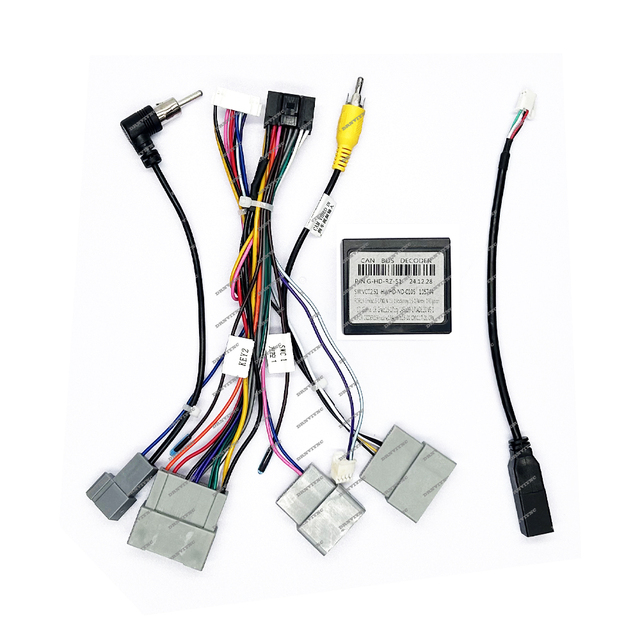 Android Car Radio Stereo Head Unit DVD Player Canbus Automobile Wire Harness Connector DSP Amplifier for Honda Vezel Stepwagon