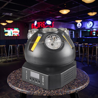 Mini éclairage de scène 6-en-1 40W DMX512 Control RGBW LED Source Linear Lustre avec base d'ampoule E27 pour utilisation en club