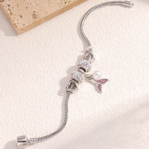 Vendita Diretta del Produttore: Ciondolo Vintage a Coda di Pesce con Diamanti Fai-da-Te per Donna, in Lega, Adatto per Uso Quotidiano e Regali per le Vacanze - Product Image 5