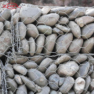 Gaviones de Acero Galvanizado 100x100x100 para Jardín, Control de Erosión, Postes Hexagonales 1x30x30, Malla Tejida, Corte y Doblado - Product Image 1