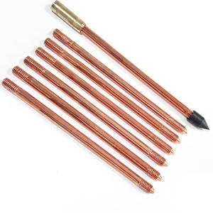OEM/ODM Chiều dài 14.2-25mm nối đất que điện cực cơ sở truyền thông đồng mạ thép Trái Đất Rod - Product Image 1