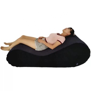 Sofá Inflable de PVC con Flocado, Sofá Cama Inflable, Silla de Cine Inflable, Sofá Tipo Diván, Venta al Por Mayor - Product Image 3