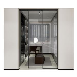 <span class=keywords><strong>Porte</strong></span> <span class=keywords><strong>de</strong></span> maison coulissante à cadre en aluminium étroit <span class=keywords><strong>sans</strong></span> rails au sol pour vue panoramique sur le jardin résidentiel - Product Image 3