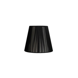 Paralume E27 nero, dimensioni 25x11x16 cm, ideale per lampade decorative e per creare atmosfere accoglienti. - Product Image 1