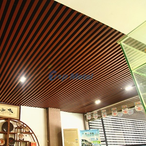 Gỗ <span class=keywords><strong>Pop</strong></span> Trần vật liệu kim Loại mái nhôm trần giả thiết kế - Product Image 4