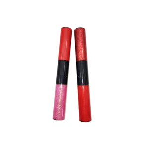 En gros personnalisé étiquette privée paillettes brillant à lèvres Hydratant Cristal Liquide Rouge À Lèvres - Product Image 4