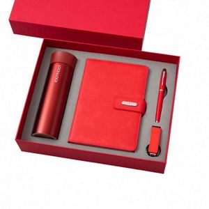 Professional Writing <b>Kit</b> Includes Leather-bound Notebook Fountain Pen and Keychain in Wooden Gift Box Set - Product Image 1