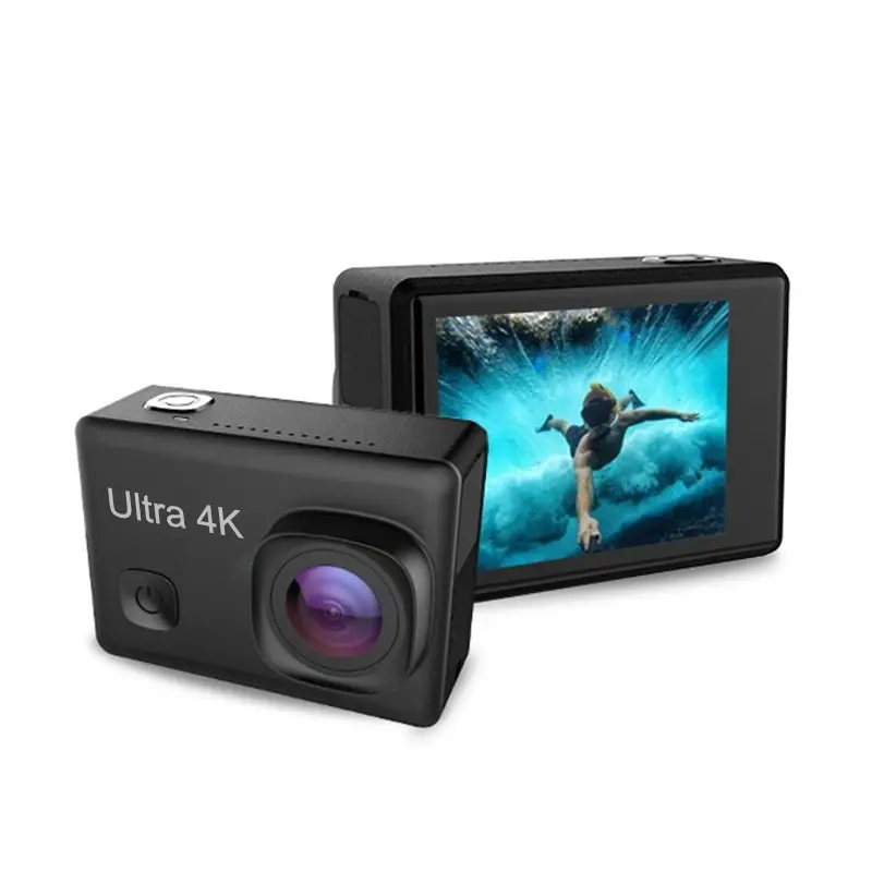 Relee Factory Price 4K Action Sports DV Camera 3840*2160P 40M waterproof touch LCD underwater digital camera EIS Action camera
