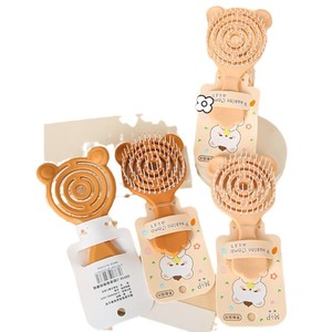 Open Cards Air Cushion Comb 15-20Cm Portable Massage Hairbrush For Girls Plastic Hair Care Tool - Product Image 5