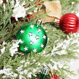 58 pièces de boules de Noël de haute qualité, décorations suspendues, pendentifs flocons de neige et étoiles, pour décoration extérieure et intérieure, fournitures de fête de Noël - Product Image 6