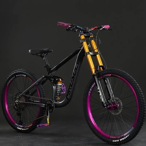 Bicicleta de Montaña para Adultos con Cuadro de Suspensión Completa, Horquilla de Aire, 26/27.5 Pulgadas, Aleación de Aluminio, 10 Velocidades, Ligera, Frenos de Disco Hidráulicos - Product Image 3