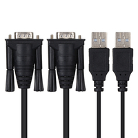 Commutateur KVM VGA Full HD 1080P VCOM pour la connexion de deux ordinateurs, clavier, souris, sélecteur vidéo, console