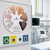 Tarjeta de Color Personalizada para PC, Carta de Colores de Policarbonato, Etiqueta de Identificación para Marcado de Equipos Médicos, Suministro al por Mayor OEM