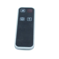 Télécommande personnalisée à 4 touches à code fixe pour foyer électronique, télécommande simple et durable