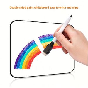 Tableau blanc effaçable à sec X1014 avec cadres colorés, tableau d'écriture portable, marque personnalisée, mini tableau blanc pour enfants - Product Image 4