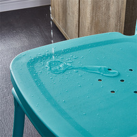 2024 Meilleure vente chaise de jardin salle à manger en plein air restaurant chaises de café en plastique