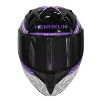 Casques de moto à double visière avec mentonnière relevable, coque en ABS, coussinets d'oreille amovibles, boucle de sécurité, doublure en coton confortable, vente en gros