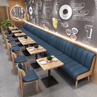 Meubles de restaurant commerciaux, canapé demi-circulaire, structure en bois massif, banquette de café, sièges de salle à manger d'hôtel, robuste