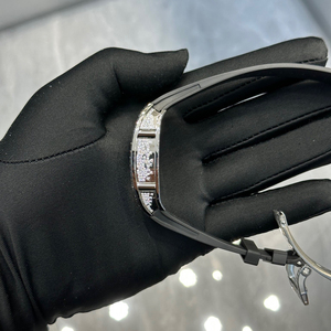 Fashion Hip Hop Diamond <strong>Women</strong> Mechanical <strong>Watch</strong> Crystal <strong>Skeleton</strong> Automatic <strong>Women</strong> Rubber Band for Gift Party - Product Image 4