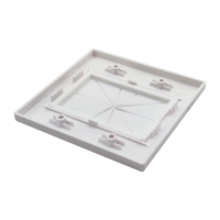 Plaque murale flexible en silicone pour entrée de câble et passage de câble, norme américaine 2 gang