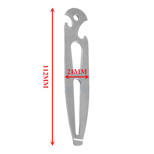 Stainless Steel <b>Hook</b> Ring Key 112mm Length 21mm Width Single End Manual Industrial Grade Wrench For <b>Boat</b> Marine Emergency Use - Product Image 1
