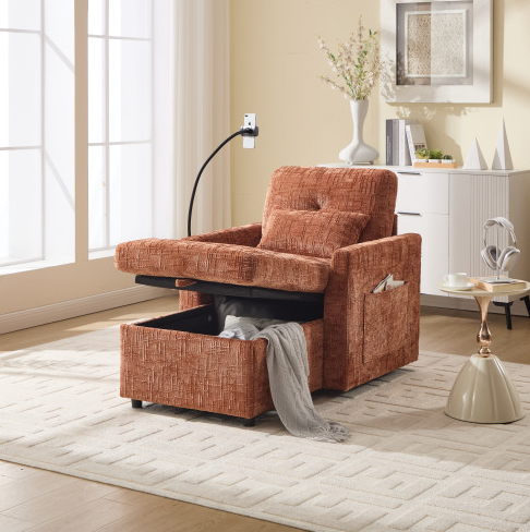 Naranja + Chenilla + 1 Asiento