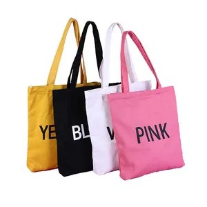 Customized Blank Canvas Bags Promotional Cheap High Quality Blank Cotton Canvas Blank Tote Bag
