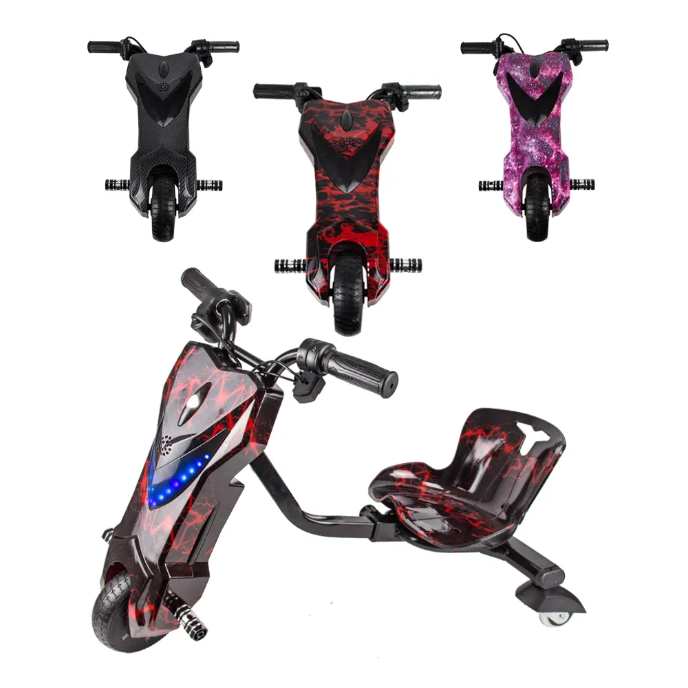 Bán Buôn Mini Drift Scooter Ba Bánh Drift Xe Trẻ Em Điện Drift Xe Flick Kart Xe Ba Bánh Scooter