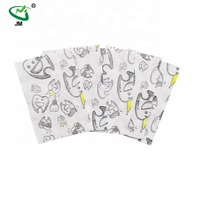 Bavoir dentaire jetable blanc étanche à 3 plis de 13 ''x 18'' Instrument en papier blanc imprimé certifié ISO dans l'emballage du sac