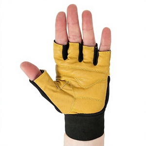 ATTIRELY SPORTS Gants de fitness en néoprène à demi-doigts pour musculation et entraînement en salle de sport, unisexe, avec sangle de poignet réglable à scratch - Product Image 2
