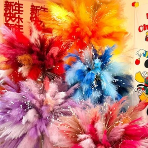 Guirlande de fleurs artificielles en roseaux à branche unique pour intérieur et extérieur, décorations du Nouvel An chinois, qualité supérieure et durables - Product Image 2