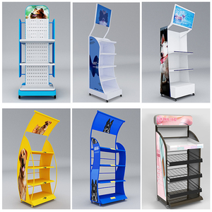 Loại sàn mèo thức ăn cho chó thực phẩm kim Loại hiển thị Kệ Siêu thị đặc biệt đồ ăn nhẹ và đồ uống nhiều lớp kệ trưng bày - Product Image 5