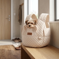 Sac à dos de transport pour animaux de compagnie, matelassé, écologique, confort nuage, tissu doux, sac de voyage pour chien et chat, extérieur, petits animaux, capacité 10 kg