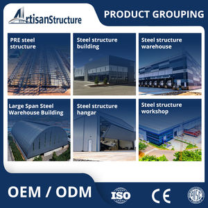 Estructura Metálica para Almacenes <span class=keywords><strong>de</strong></span> Gran Envergadura, Almacén Prefabricado con Estructura <span class=keywords><strong>de</strong></span> Acero, Edificio <span class=keywords><strong>de</strong></span> Fábrica para Almacenes - Product Image 6