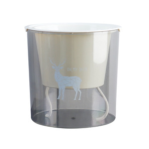 Vente en gros de pots à fleurs en PP à <span class=keywords><strong>arrosage</strong></span> automatique, supports à fleurs en plastique pour plantes d'arbre - Product Image 1